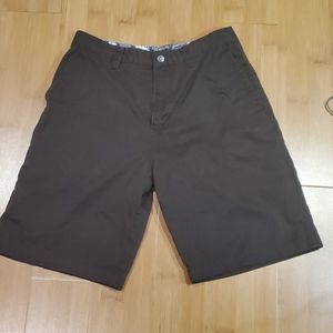 Quicksilver brown shorts 32 inch Waist